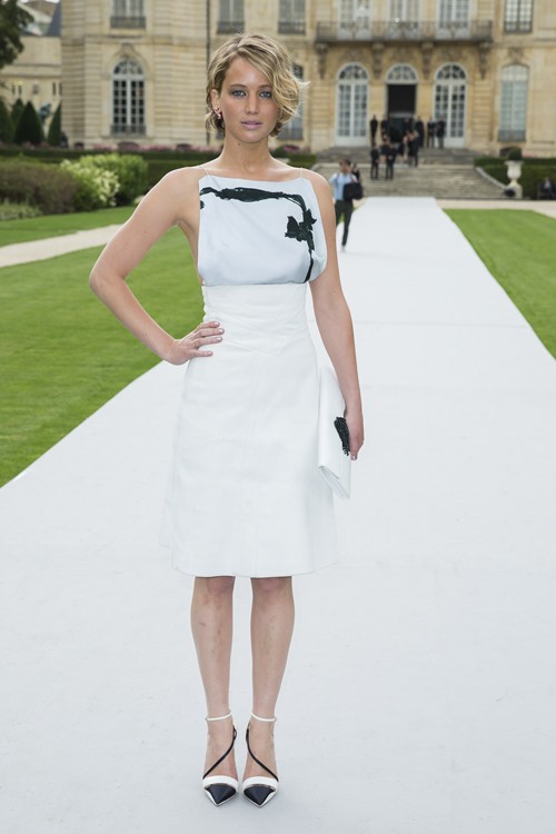 Jennifer Lawrence   Thinner in White | jennifer lawrence emma watson 