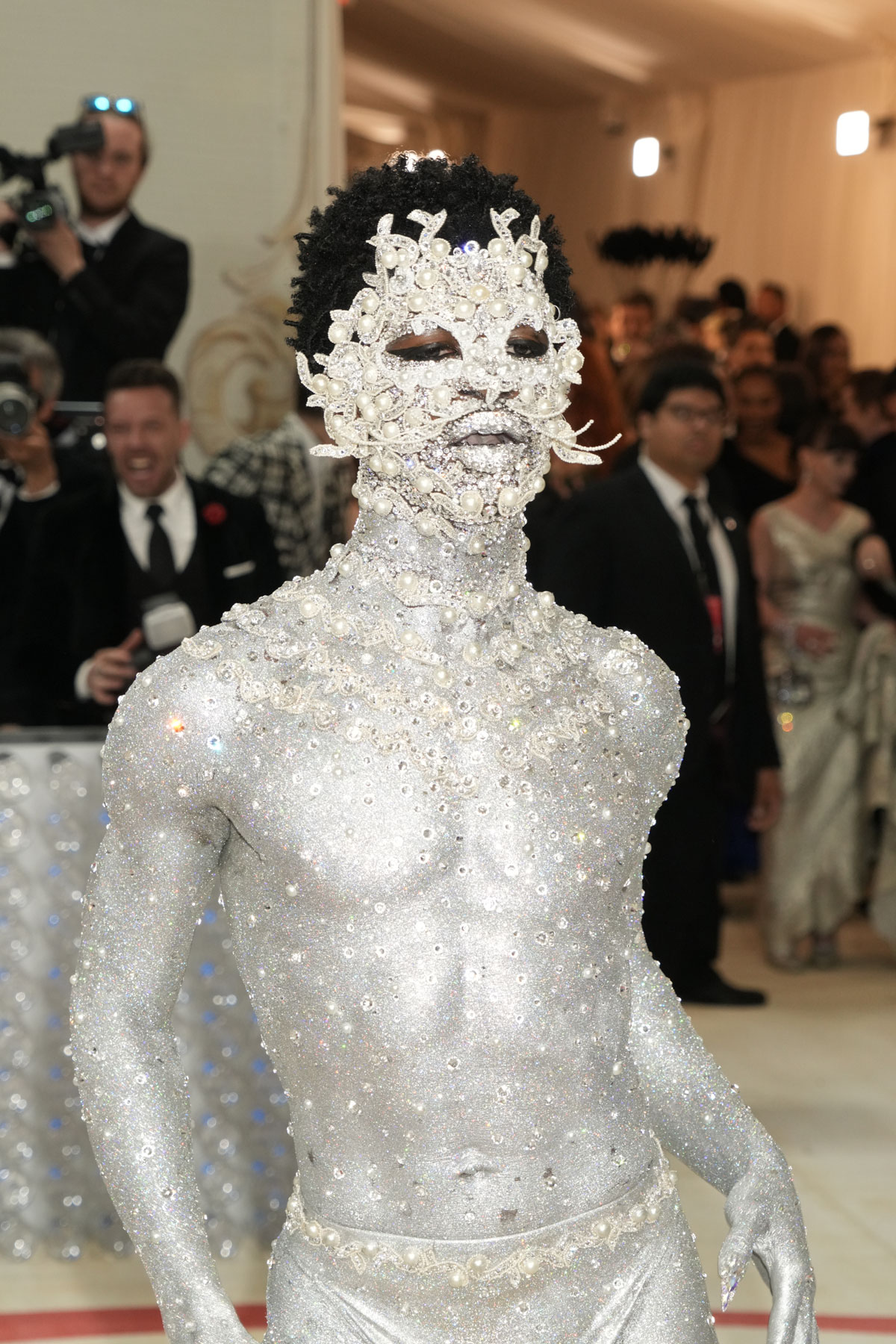 lil’-nas-x-was-half-dressed-in-dior-and-silver-makeup-at-the-met-gala:-amazing-or-stunt?