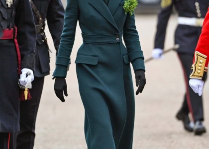 princess-kate-repeated-a-green-mcqueen-coat-for-the-st.-patrick’s-day-parade