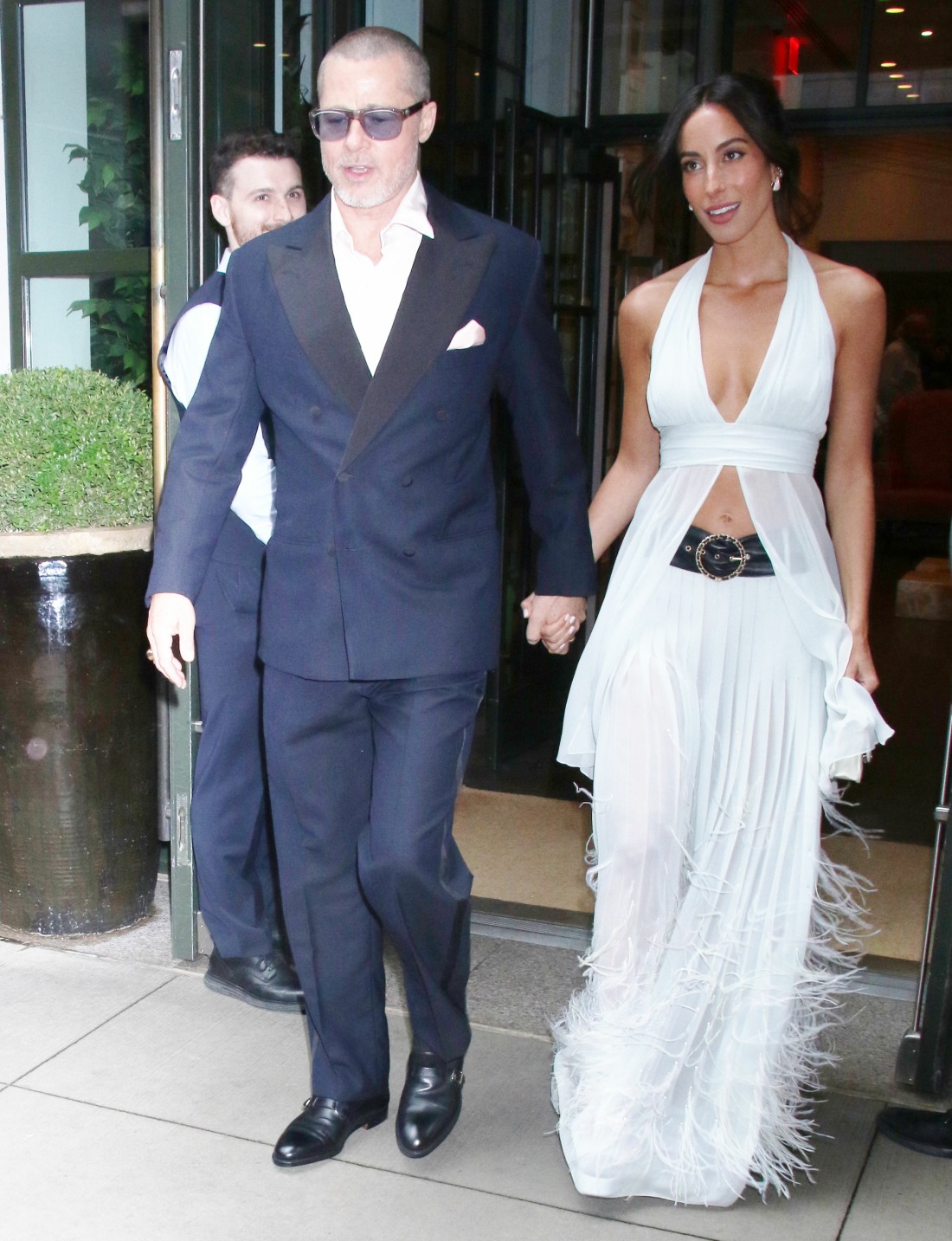 brad-pitt-&-a-boho-chic-ines-de-ramon-attended-the-new-york-‘f1’-premiere